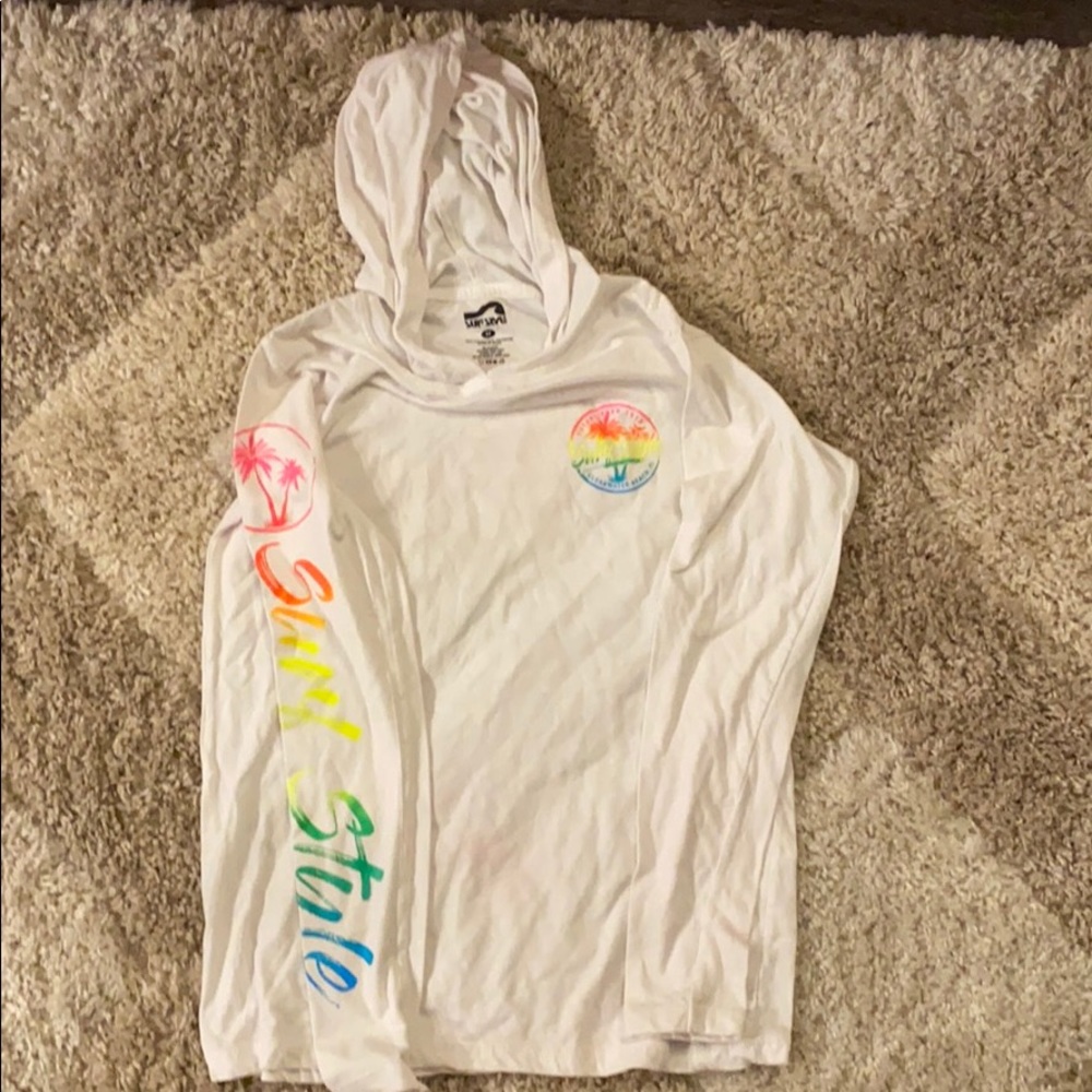 Surf Style hooded shirt